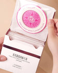 Retail box of Timebai Strawberry Vanilla flavored Tea containing 8 individual UFO tea bag.
