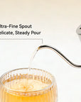 4mm fine spout for precise water flow control.