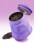 TimeBai Yunnan Beauty Black Tea packaging with 60g loose leaf tea in a tea tin.