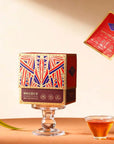 Taibai Ceylon Island Estate Black Tea drip-disc with a bright golden-amber brew.