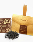 TimeBai Chocolate Black Tea packaging with 8 individually sealed PLA sachets in a beautiful box.