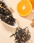 Cinnamon citrus black tea with ingredients
