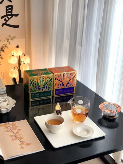 Premium tea ritual experience with TimeBai drip disc