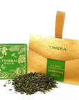 TimeBai Kiwi Pomelo Oolong Tea packaging in a portable tote-style box with 8 sealed sachets.