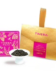TimeBai Strawberry Vanilla Oolong Tea packaging in a portable tote-style box with 8 sealed sachets.