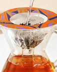 TimeBai UFO Drip Tea brewing with Drip Disc and Flavor Series sachet packs
