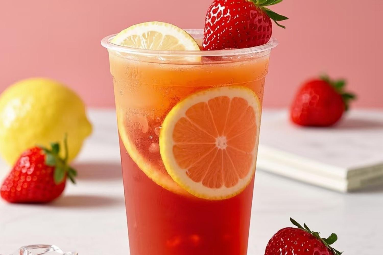 DIY Fruit Tea Recipe | Lychee Strawberry Black Tea