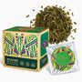 Timebai Longjing Green Tea Box with Individually Wrapped Filter Bag and Loose Tea Leaves