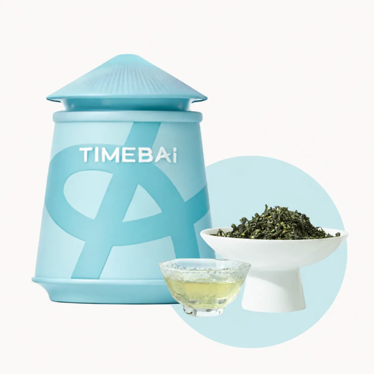 TIMEBAI_Early_Spring_Bi_Luo_Chun_Green_Tea_in_a_Blue_Lighthouse-Shaped_Tea_Tin