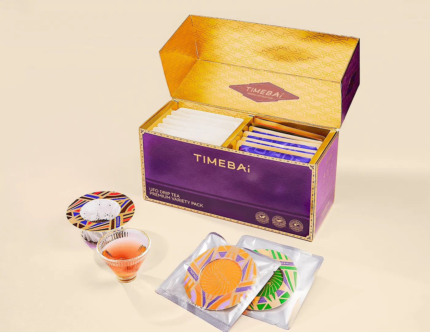 TimeBai UFO Tea is crafted for manual pour-over brewing, delivering a modern, simple ritual in every cup.