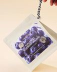 TimeBai  Blueberry Oolong Tea resealable pouch with drawstring design
