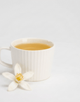 Enjoy a cup of premium oolong tea infused with floral pomelo blossom.