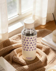 Portable 450ml tea tumbler perfect for a morning commute, office desk, or outdoor hiking.