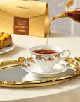 toffee coffee flavor oolong tea made with real coffee concentrate.