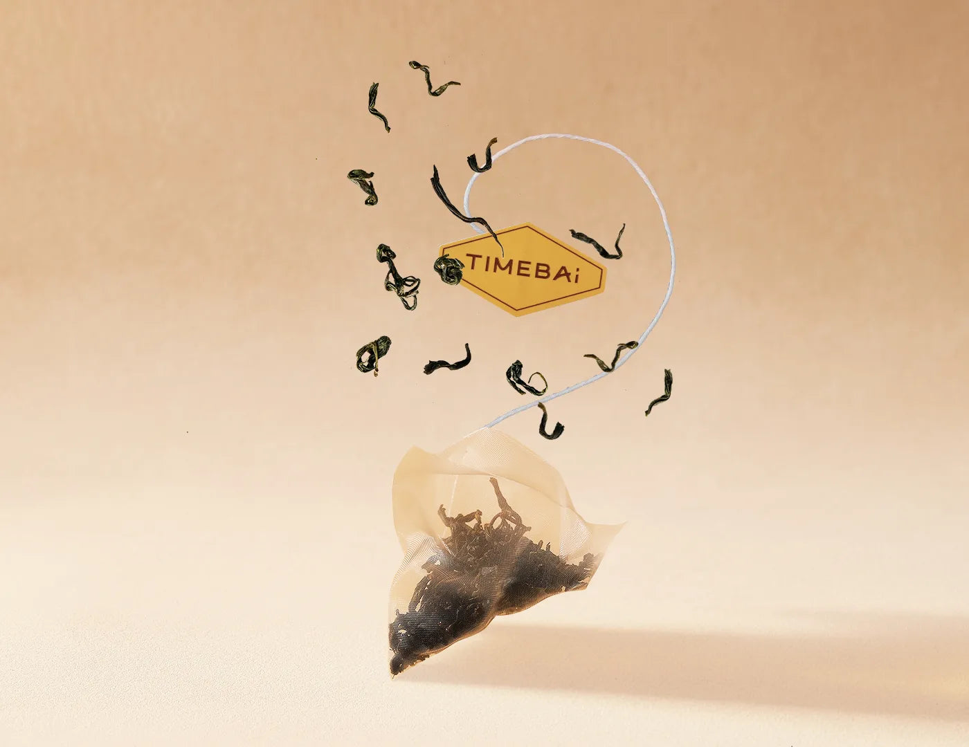 Premium pyramid tea bags with whole-leaf green tea and zero artificial flavors.