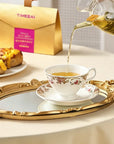 Natural strawberry flavor oolong tea made with real fruit juice.