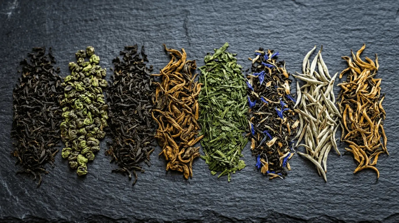 learn all six types of tea