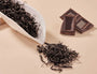Chocolate-flavored black tea crafted from precisely cut premium tea leaves.