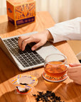 Portable Da Hong Pao oolong tea for office focus, hiking, or a mindful ritual at home.