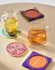 TimeBai dolomite coaster for mugs, tumblers, and teapots.