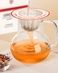 Glow dates black UFO tea brewing