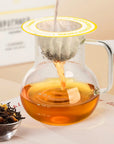 Mango pineapple UFO tea brewing