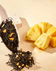 Mango pineapple black tea with ingredients